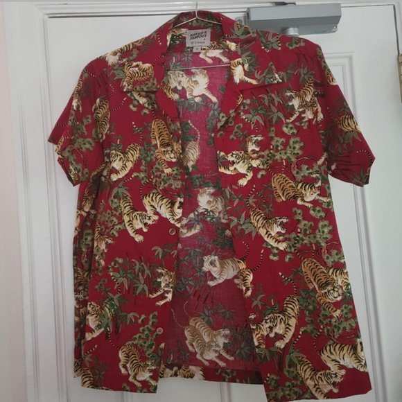 Tiger pattern short sleeve shirt - Picture 1 of 4